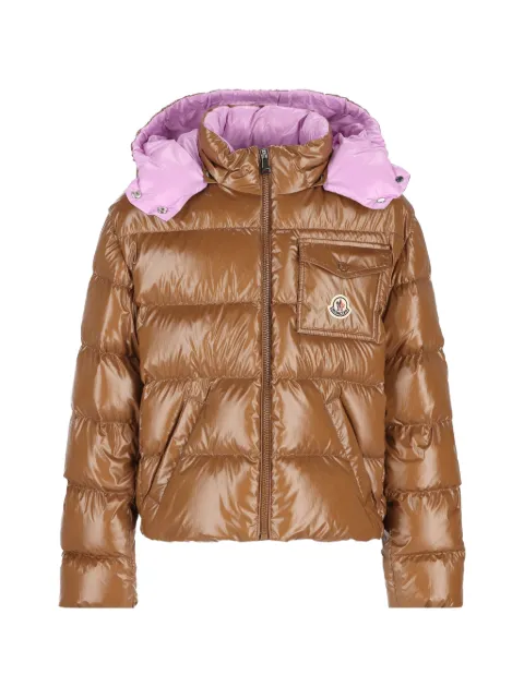 Moncler Enfant plumífero Andro con parche del logo