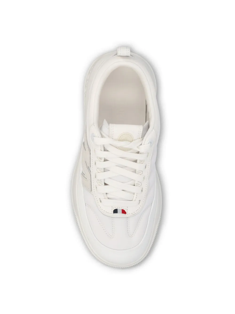 Moncler Altive nubuck & suede trainers Wit