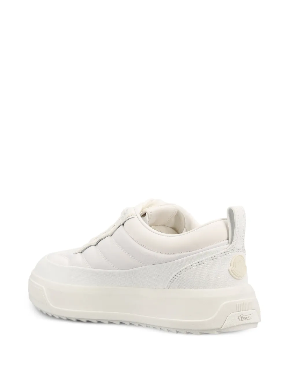 Moncler Altive nubuck & suede trainers Wit