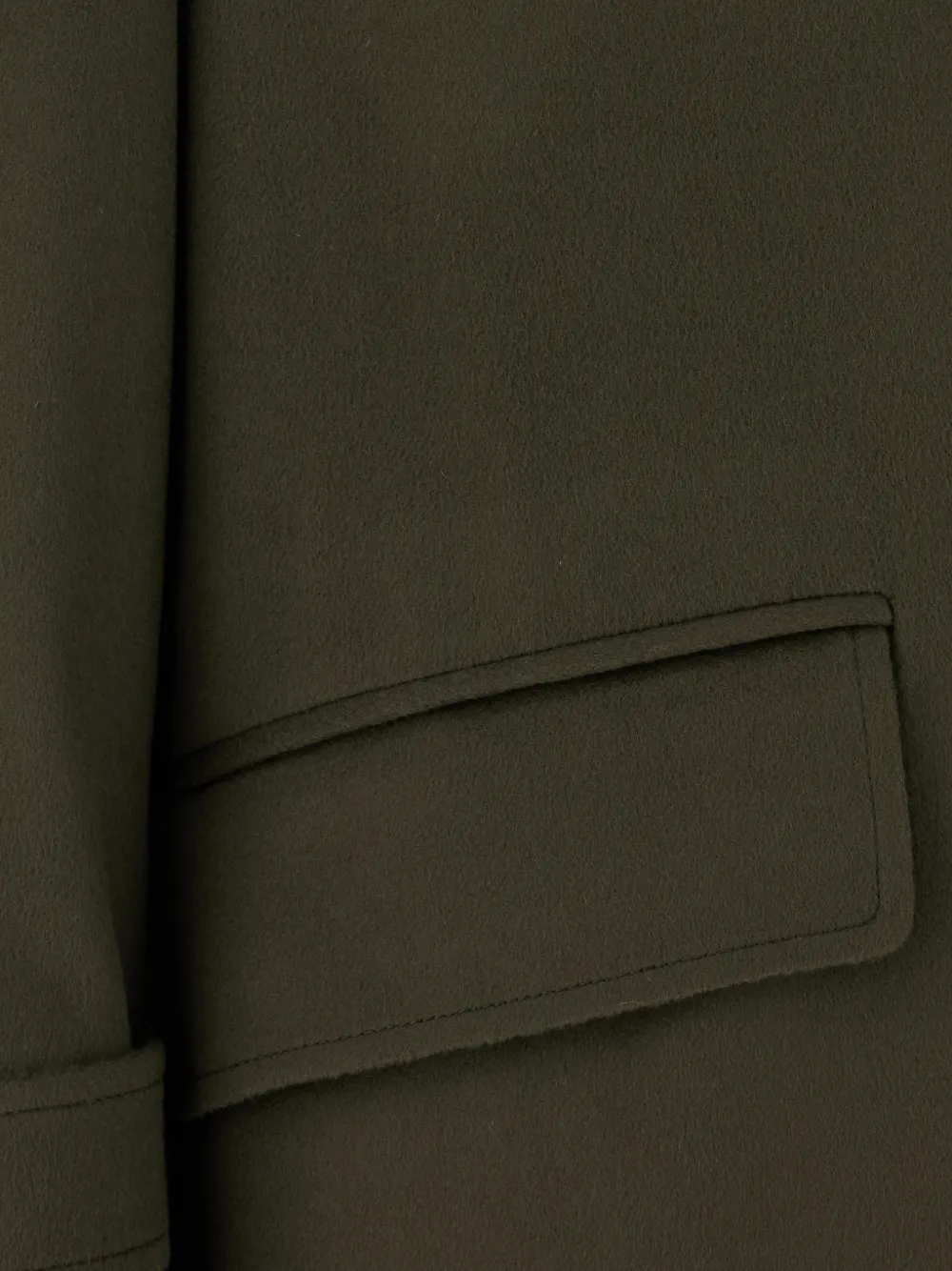 Corneliani Jas met verborgen voorkant en klepzak Groen