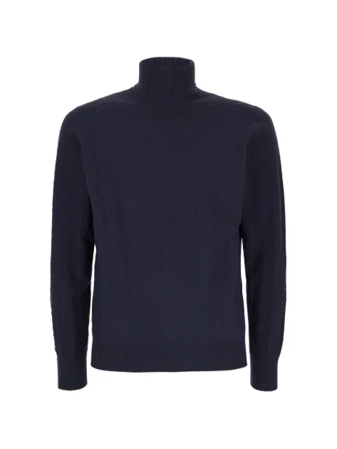 PANICALE chevron-knit roll-neck sweater