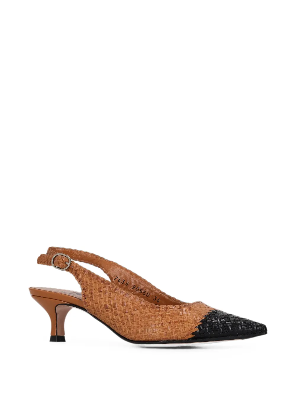 La-Rose Carol woven slingback pumps Bruin