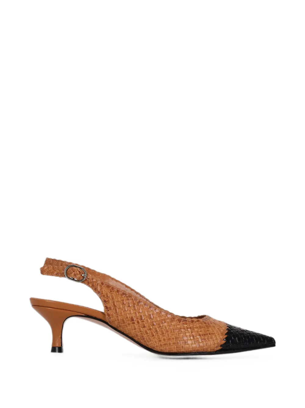 La-Rose Carol woven slingback pumps Bruin