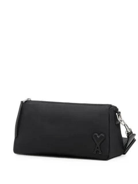 AMI Paris black nylon Marcel bag