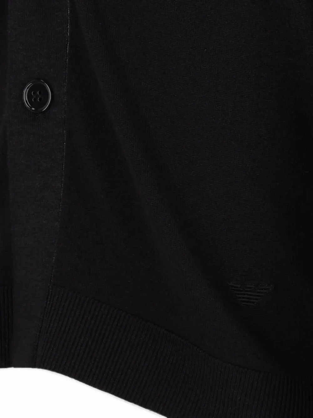 Emporio Armani Gebreid vest Zwart