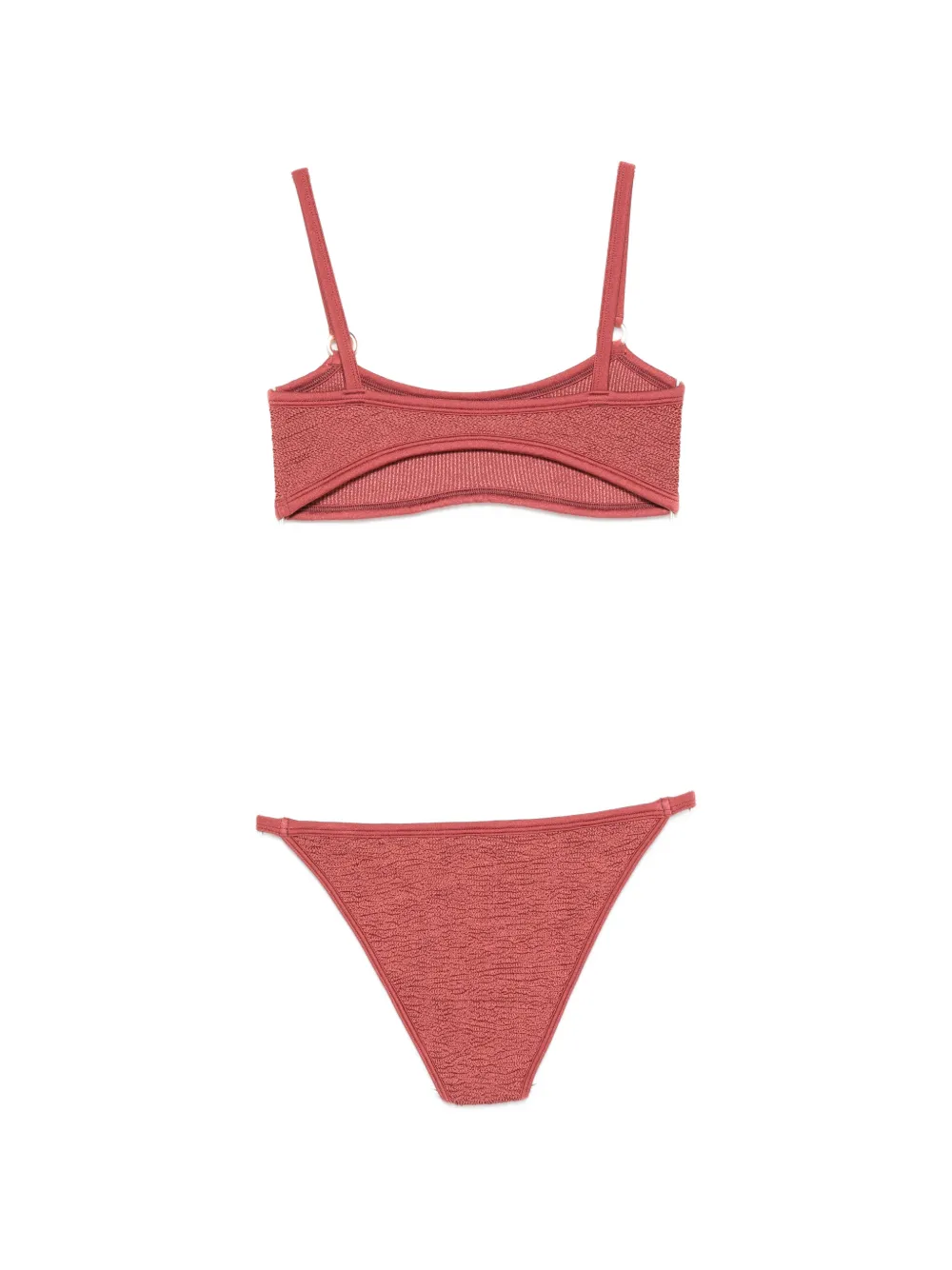 Hunza G Iris bikini met hoepeldetail Rood
