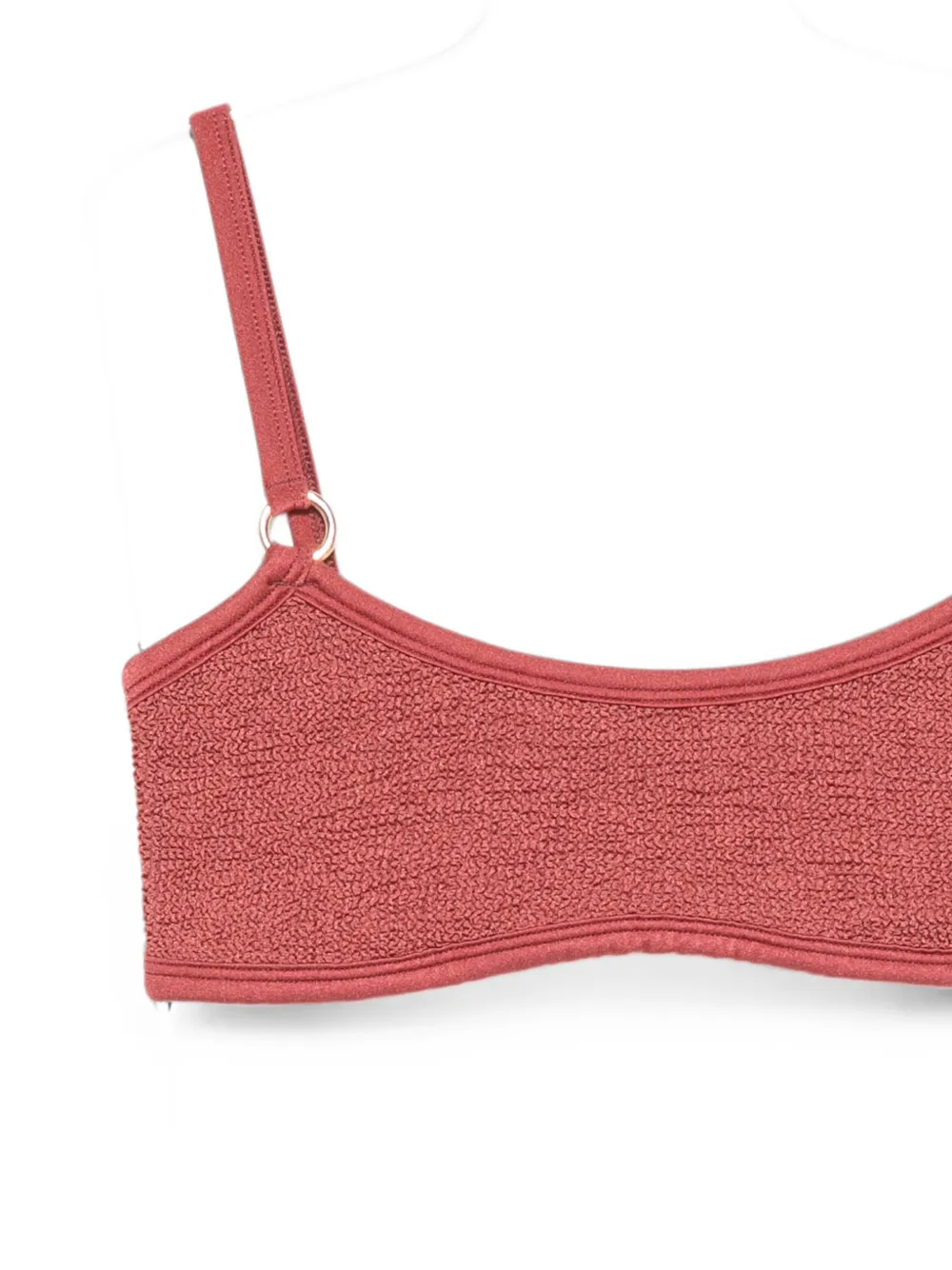 Hunza G Iris bikini met hoepeldetail Rood