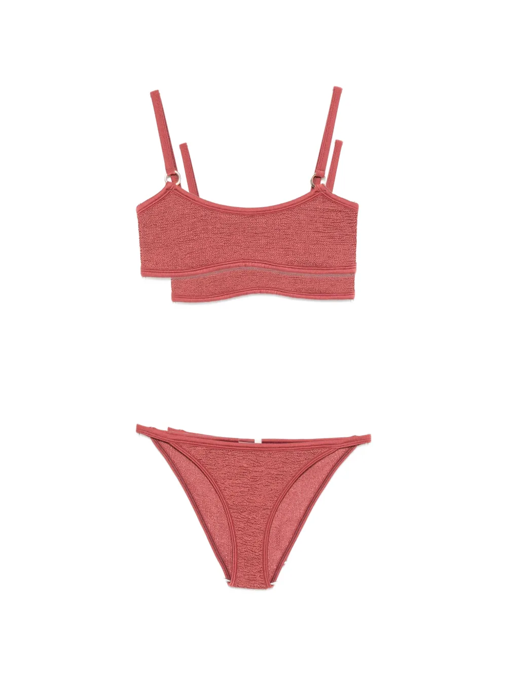 Hunza G Iris hoop-detail bikini - Rot
