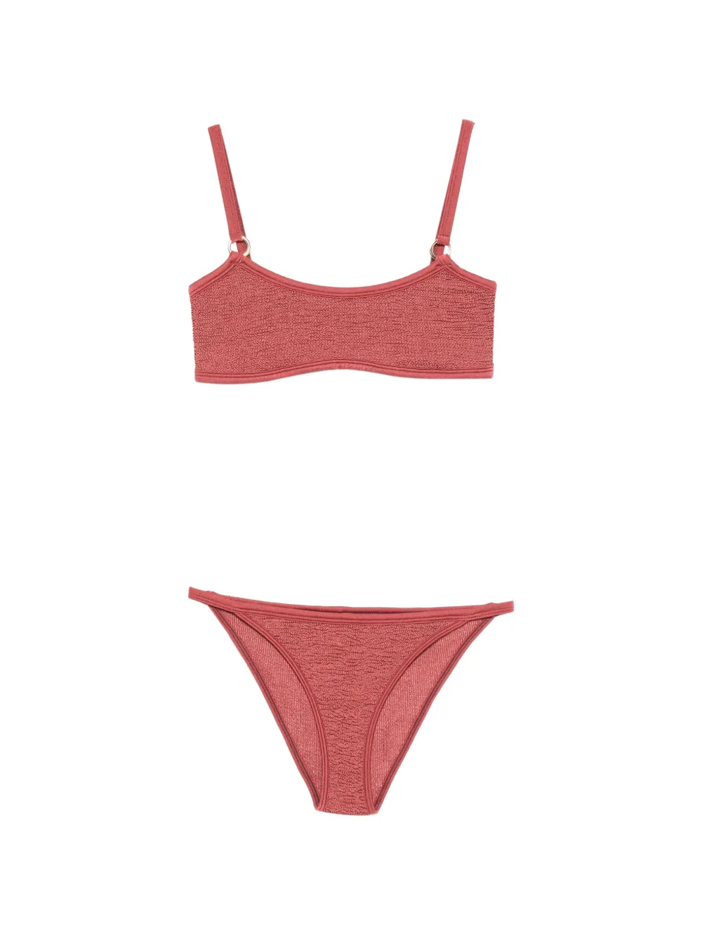 Hunza G Iris hoop-detail bikini - Rosso