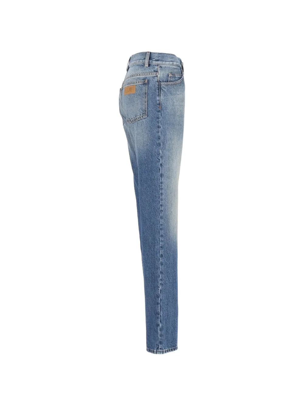 MM6 Maison Margiela Straight jeans met vervaagd effect Blauw