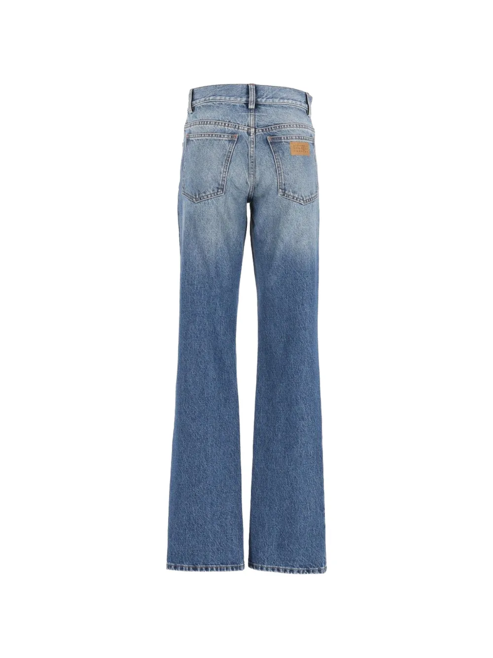MM6 Maison Margiela Straight jeans met vervaagd effect Blauw