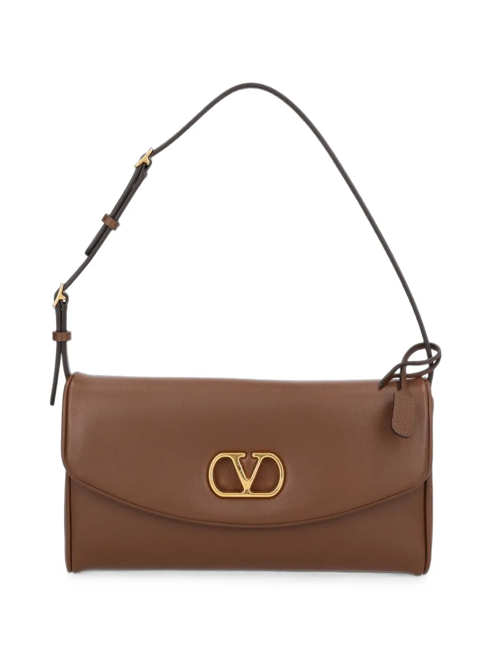 Valentino Garavani Devain small nappa shoulder bag - Marrone