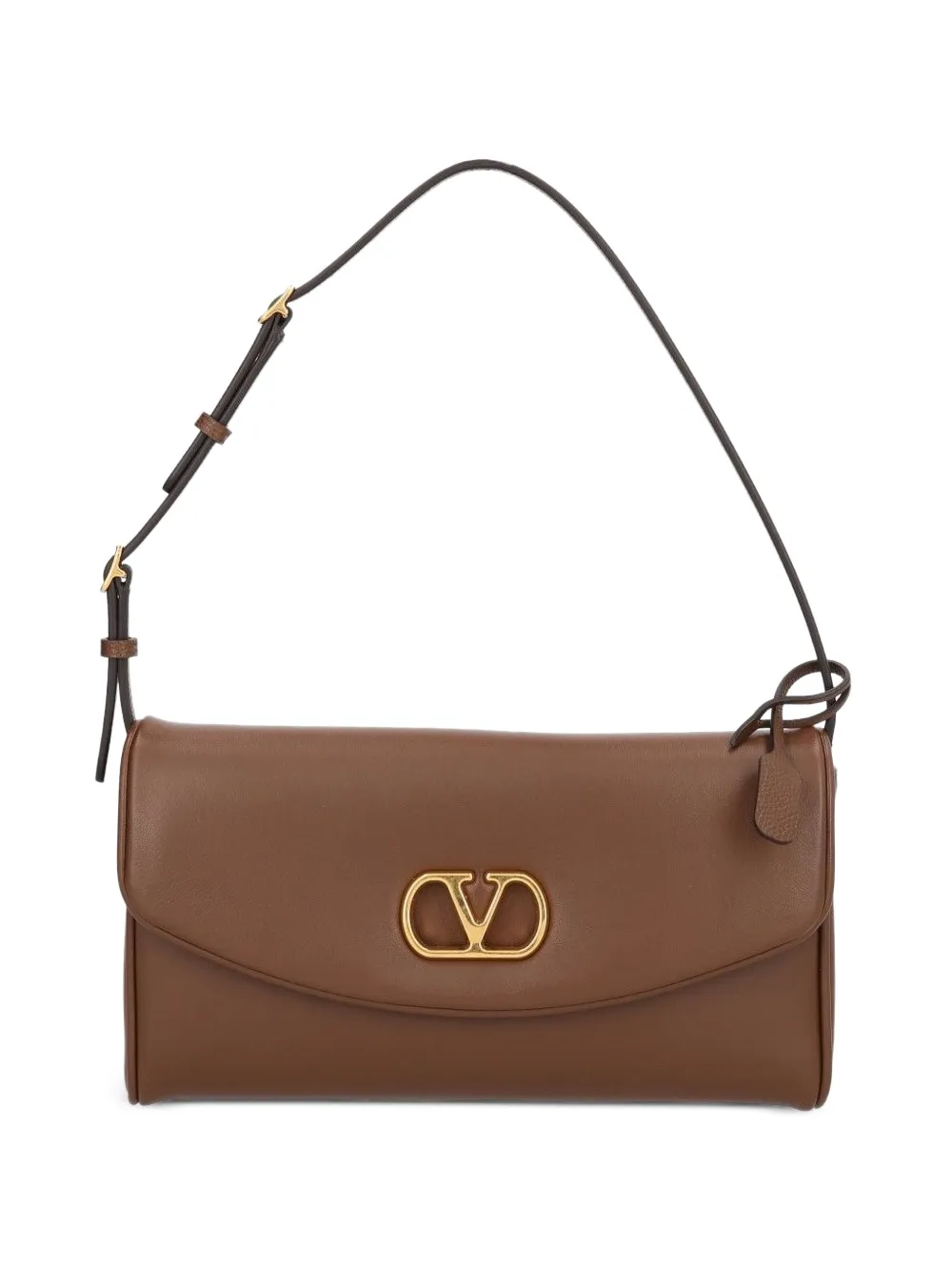 Valentino Garavani Devain small nappa shoulder bag - Marrone