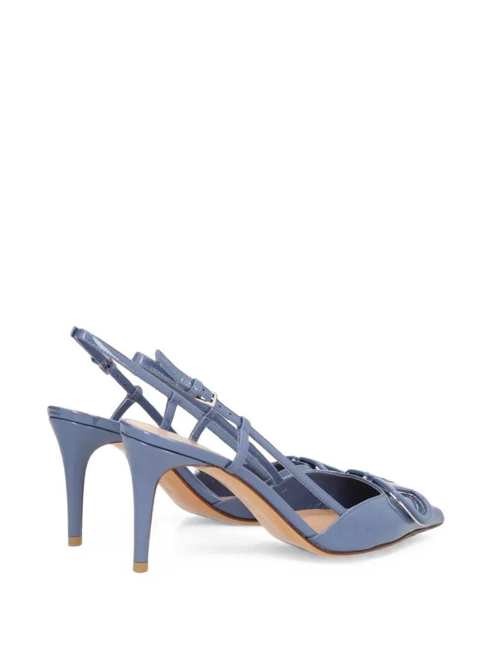 Valentino Garavani VLogo Signature slingback pumps Blauw