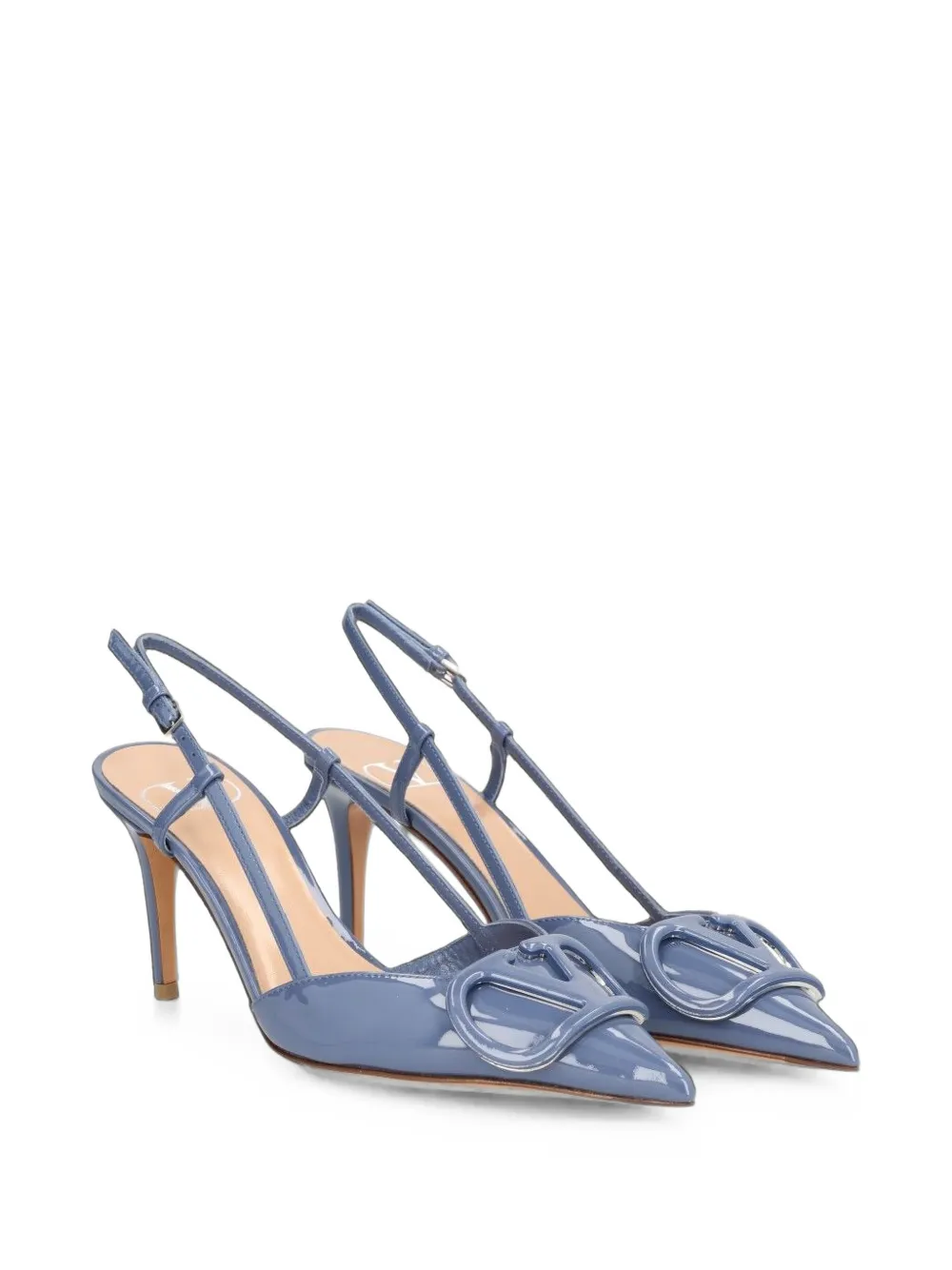 Valentino Garavani VLogo Signature slingback pumps Blauw