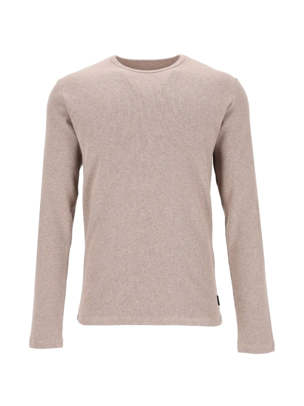 MM6 Maison Margiela elbow-patch ribbed-knit sweater - Nude