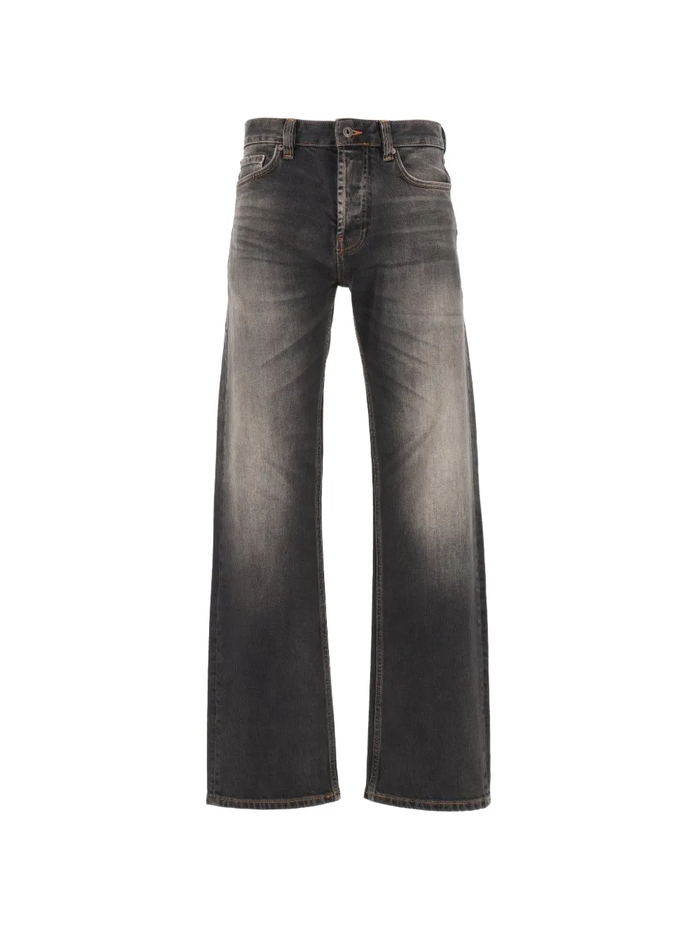 Emporio Armani Jeans dritti con zip - Grigio