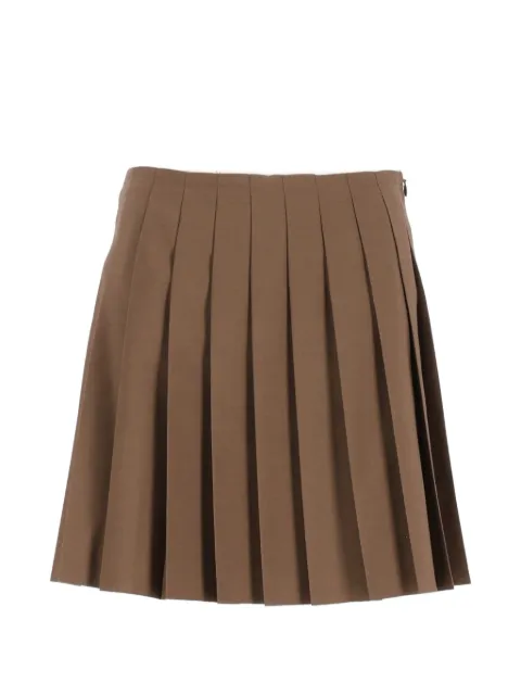 MM6 Maison Margiela falda corta con diseño plisado