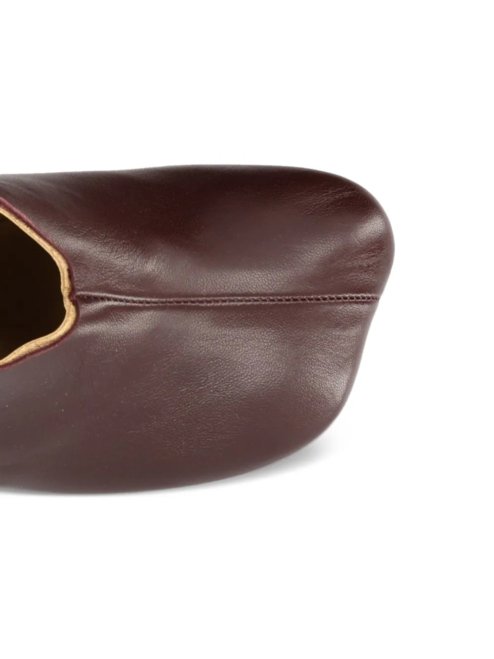 MM6 Maison Margiela block-heel leather pumps Bruin