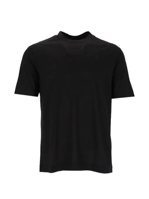 Emporio Armani T-shirt in wool slub jersey