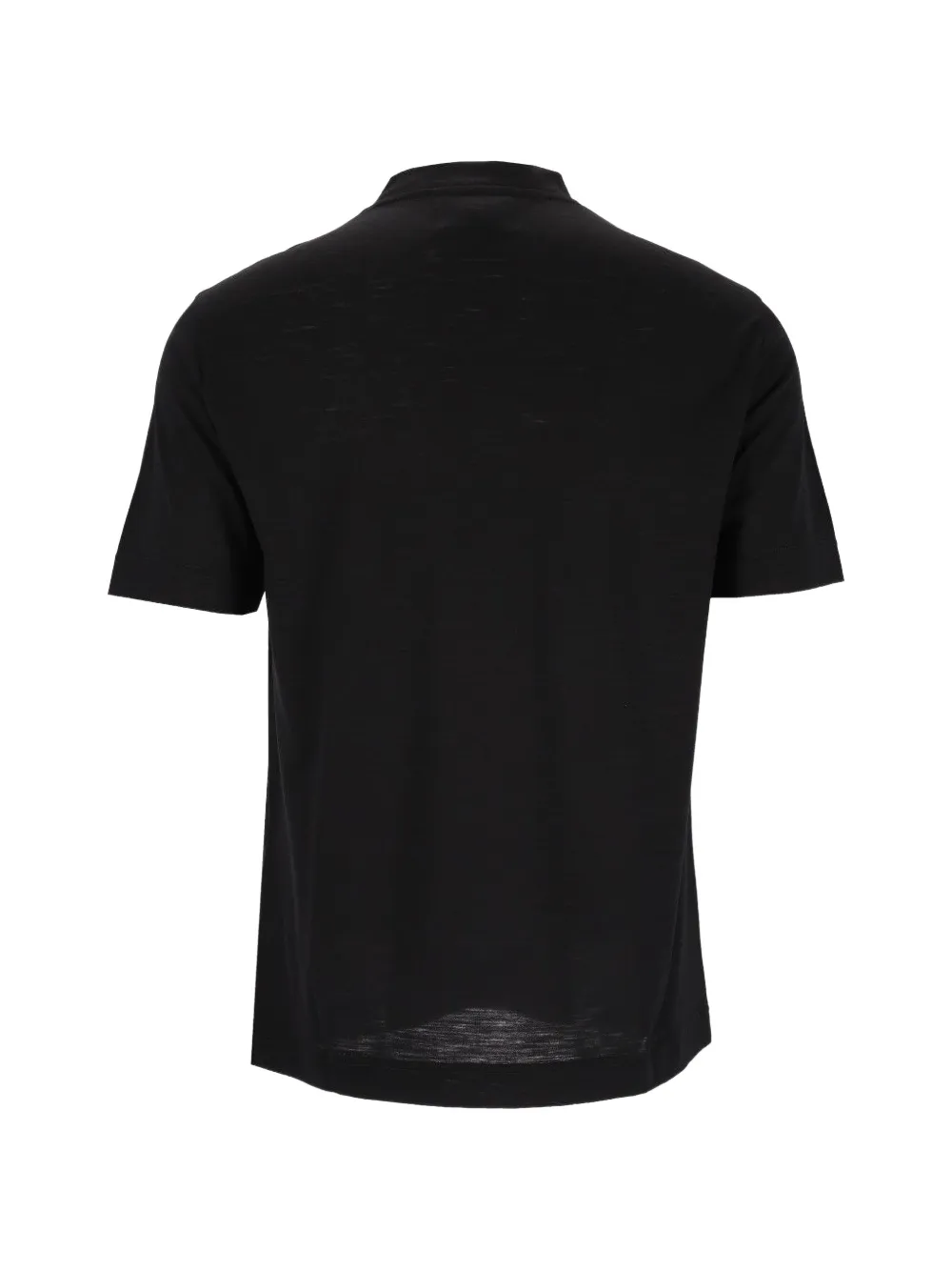 Emporio Armani T-shirt met geborduurd logo Zwart