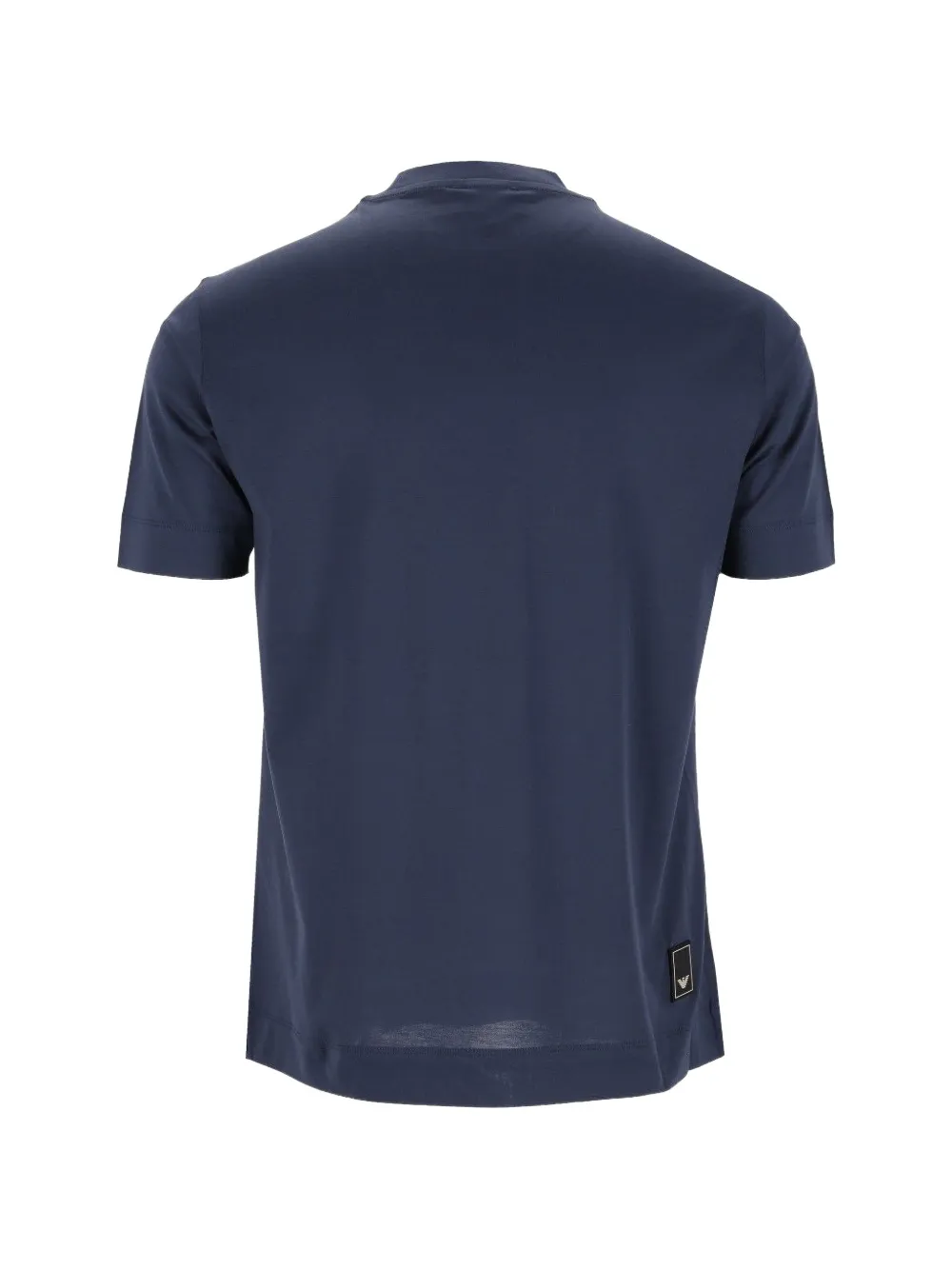 Emporio Armani Travel Essential Lyocell jersey T-shirt Blauw