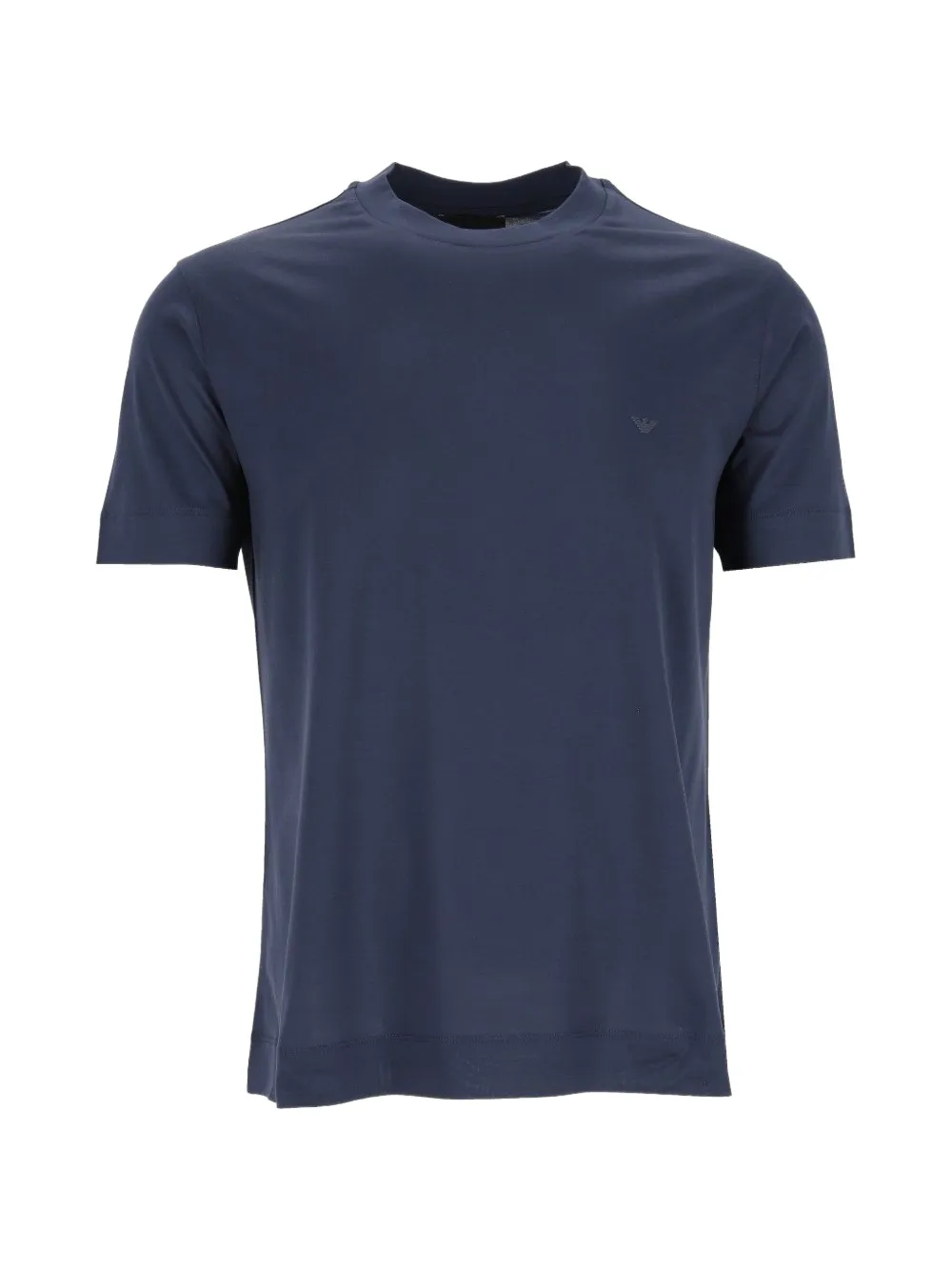 Emporio Armani travel essential lyocell blend jersey T-shirt - Blu