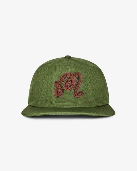 Malbon Golf Velasco Snapback logo-patch cap