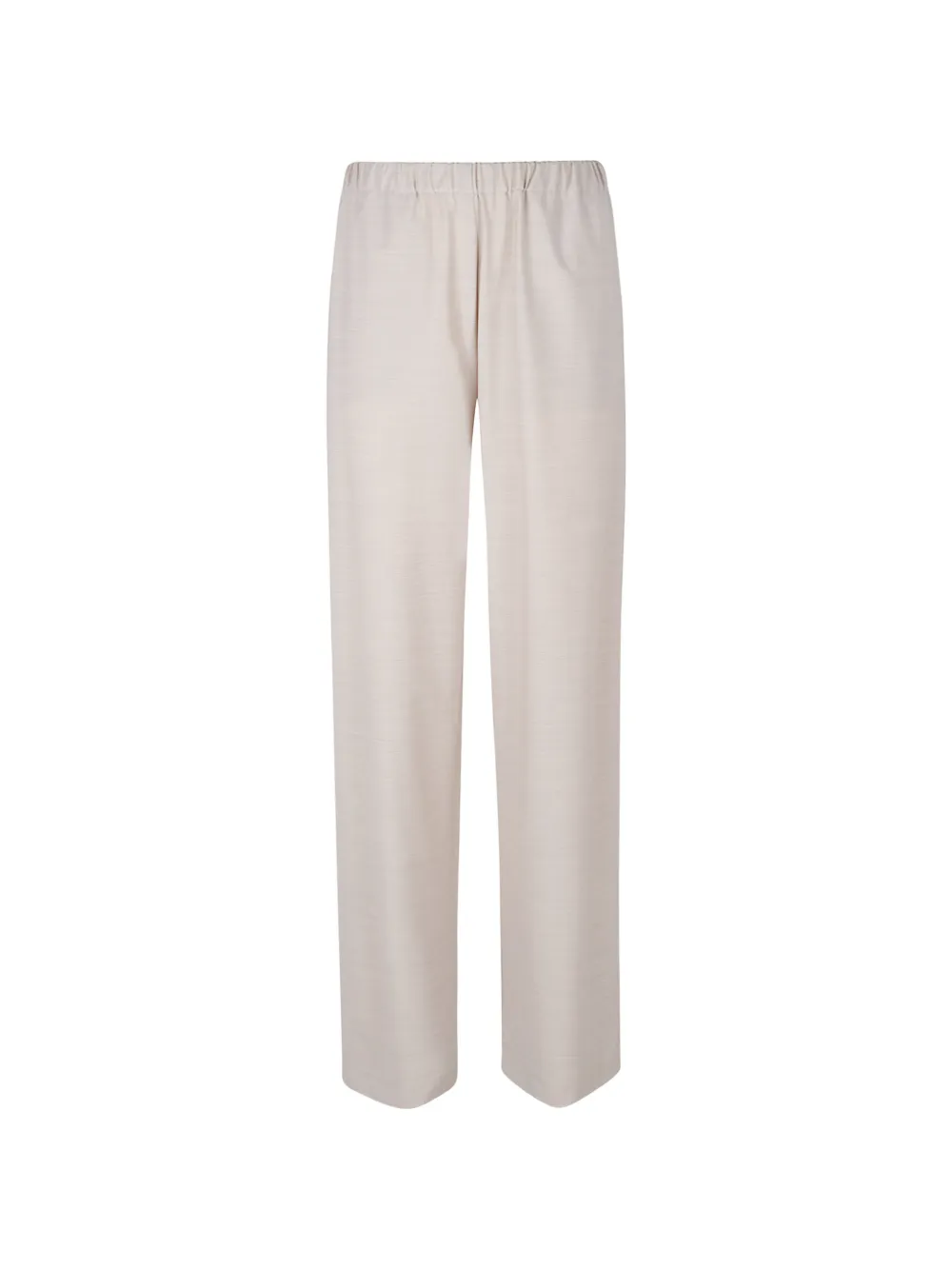 Fabiana Filippi elasticated-waistband straight-leg trousers - Toni neutri