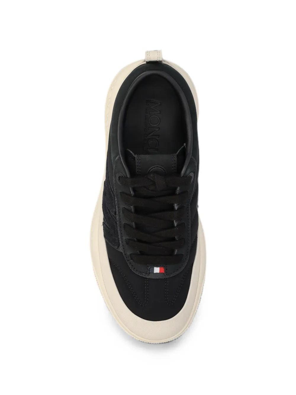 Moncler Altive nubuck & suede trainers Zwart