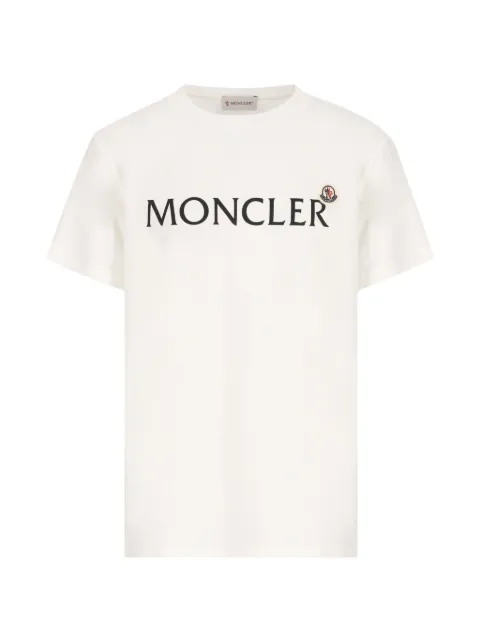 Moncler Enfant logo-print patch-detail T-shirt