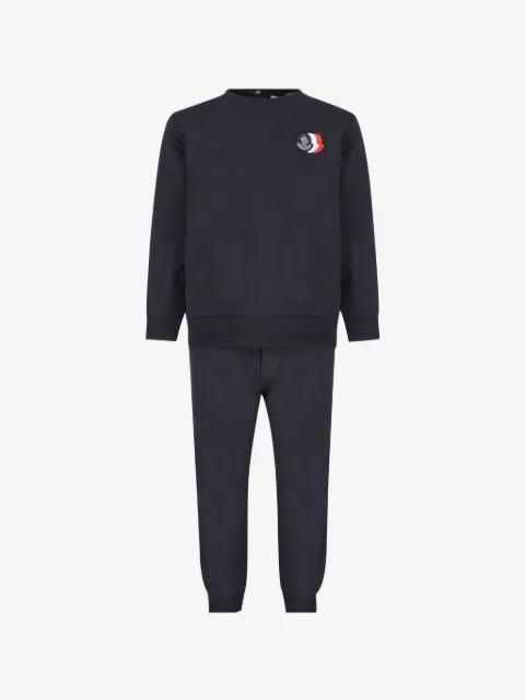 Moncler Enfant logo-patch tracksuits