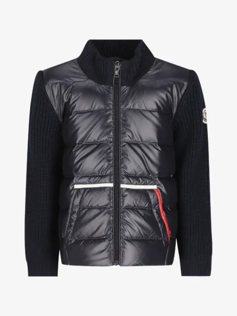 Moncler Enfant Cardigan mit Reißverschluss