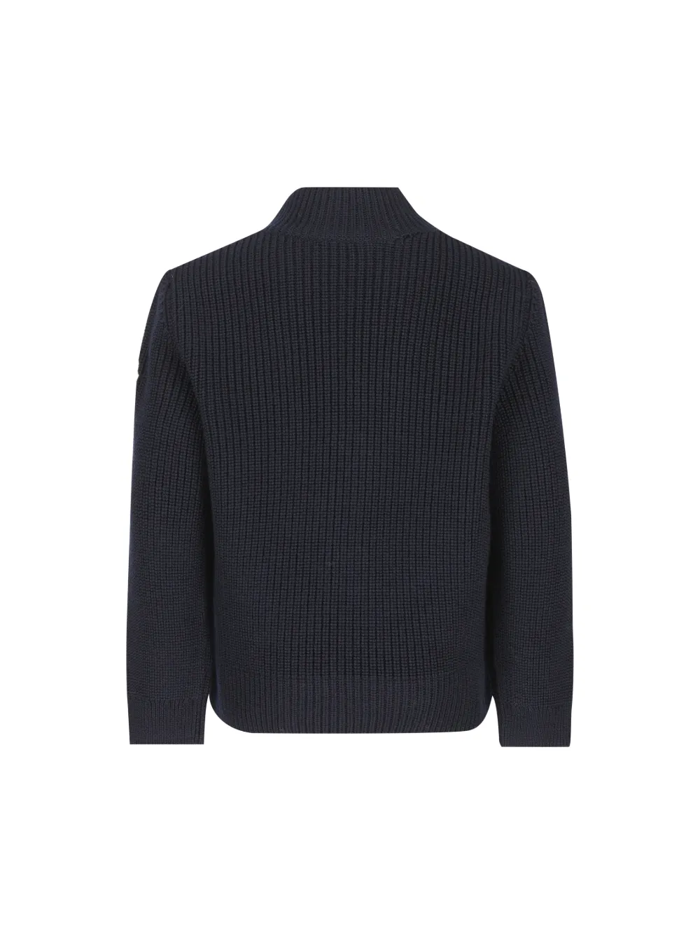 Moncler Enfant Gewatteerd wollen vest met rits Blauw
