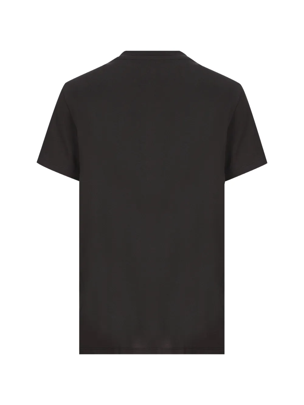 Moncler Enfant T-shirt met patch en logoprint Zwart