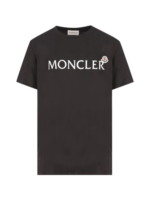 Moncler Enfant logo-print patch-detail T-shirt