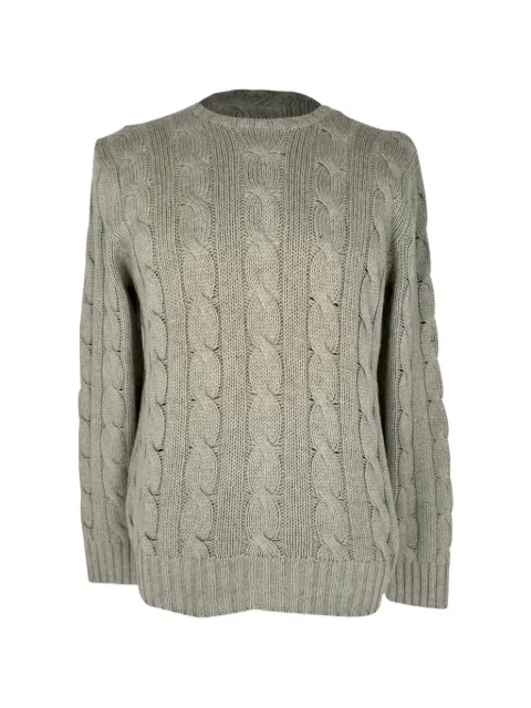 Ralph Lauren Vintage cable-knit button-detail sweater