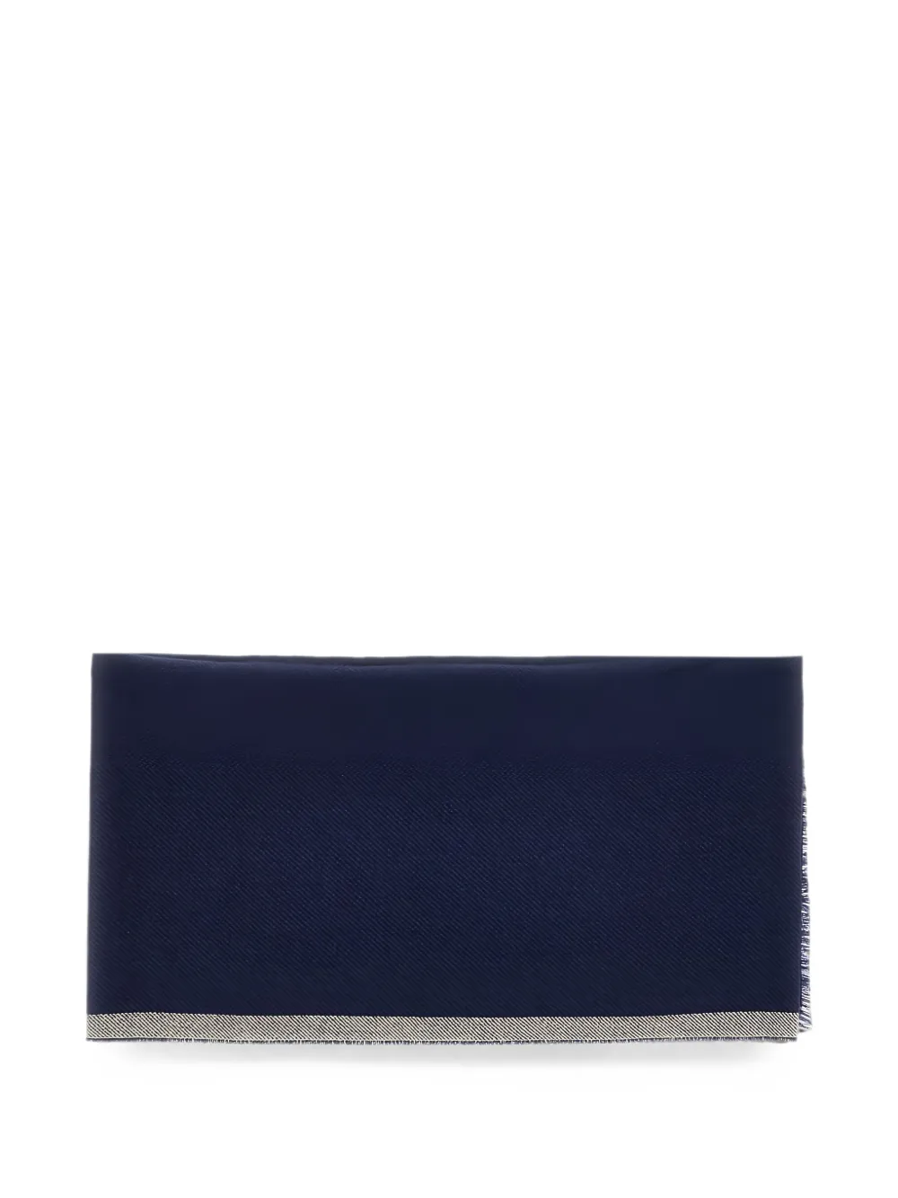 Brunello Cucinelli fringed-edge scarf - Blu