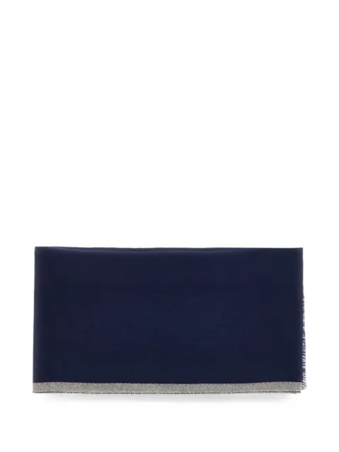 Brunello Cucinelli fringed-edge scarf