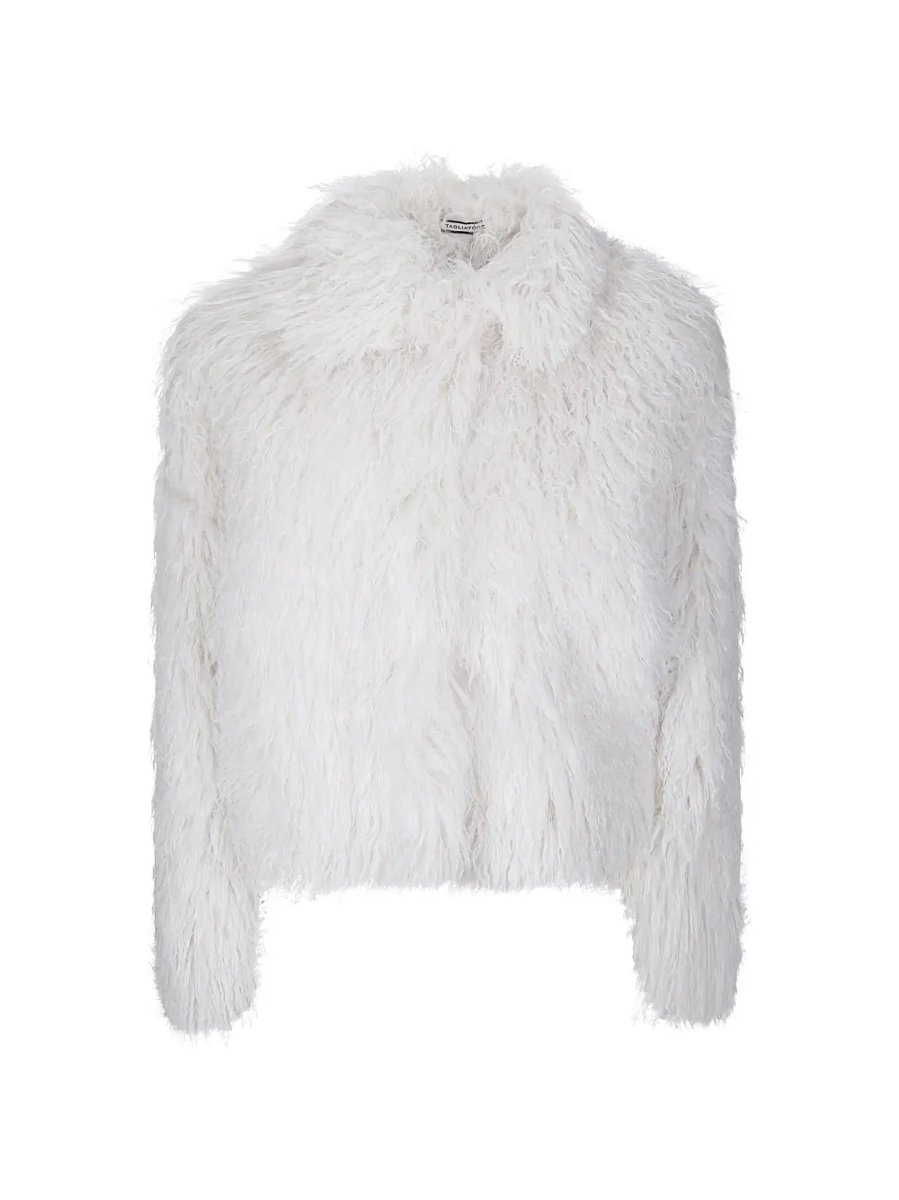 Tagliatore faux-fur collar jacket - Weiß