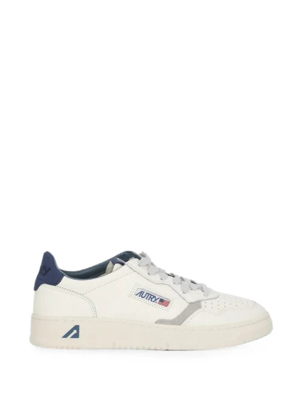 Autry Medalist low sneakers in leather and suede with lettering
