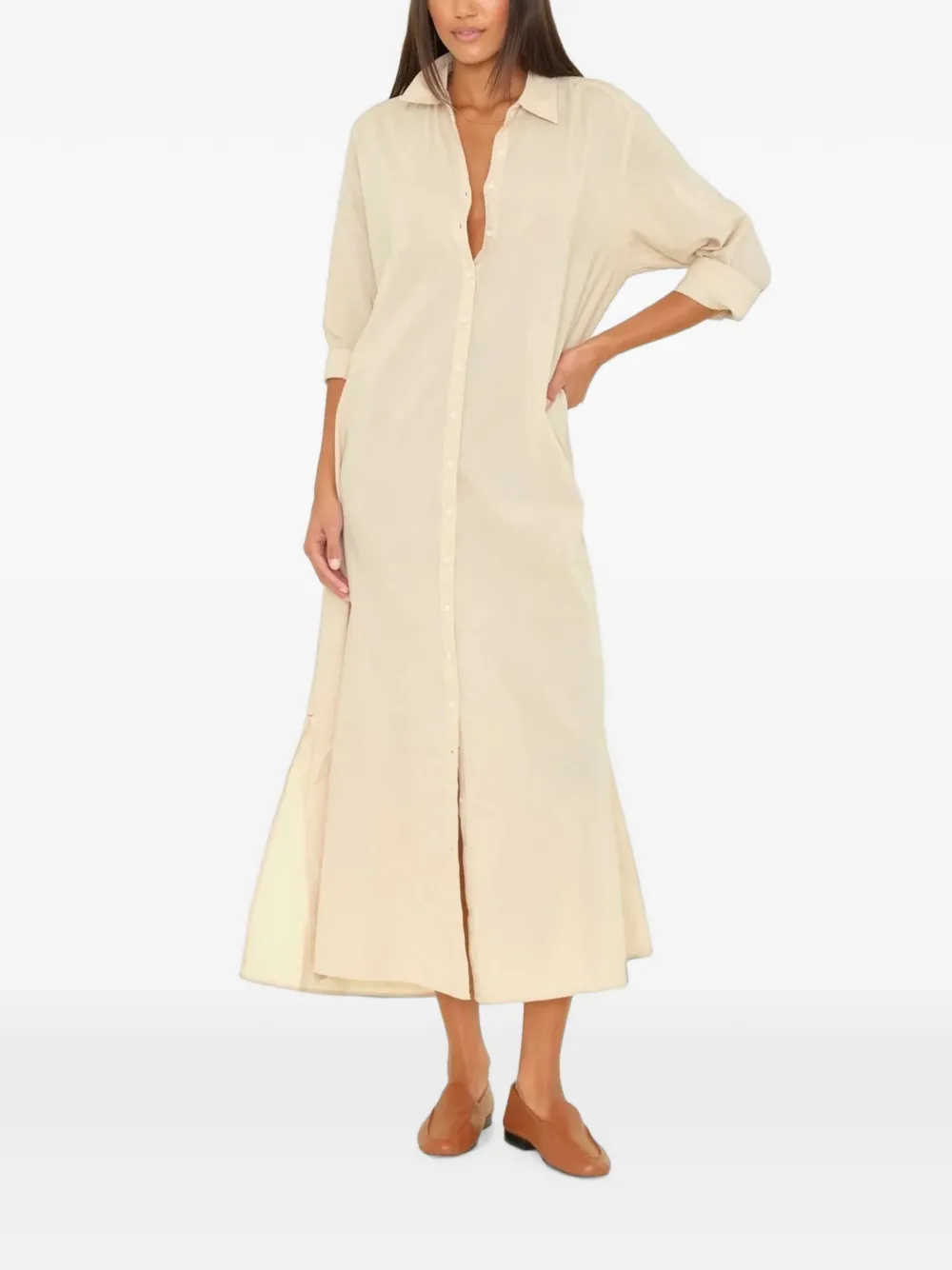 Xirena Boden cotton-poplin maxi dress · M