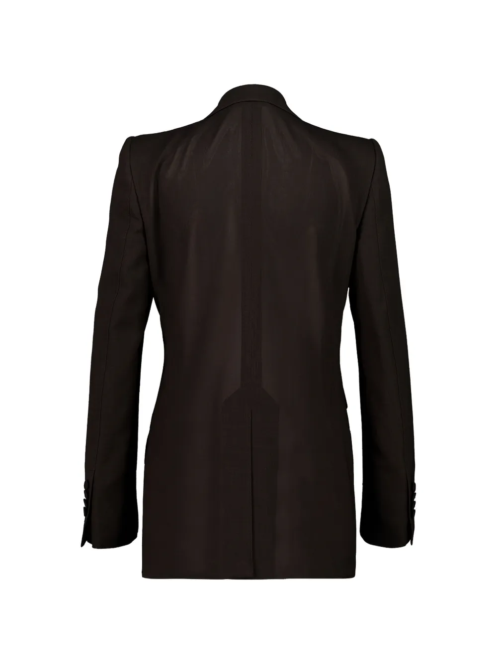 TOM FORD Double-breasted Peak-lapel Blazer in Brown, view 2