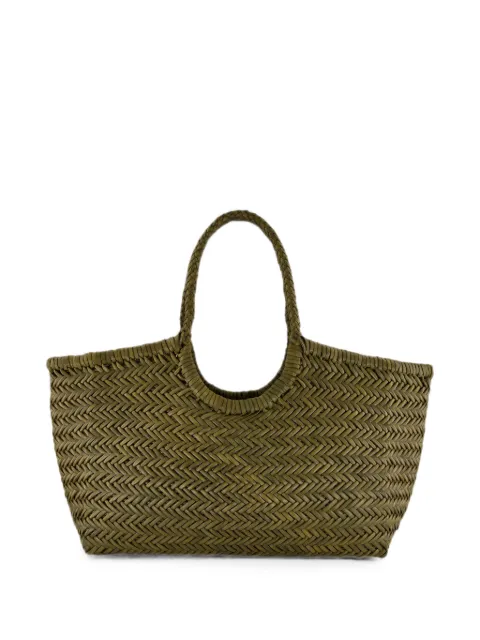 DRAGON DIFFUSION Nantucket woven leather tote bag