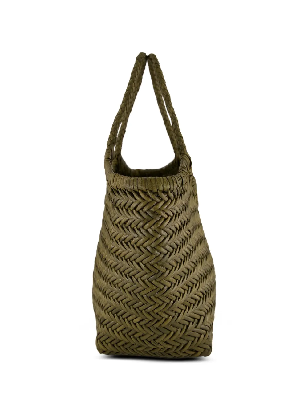 DRAGON DIFFUSION Nantucket leren shopper Groen