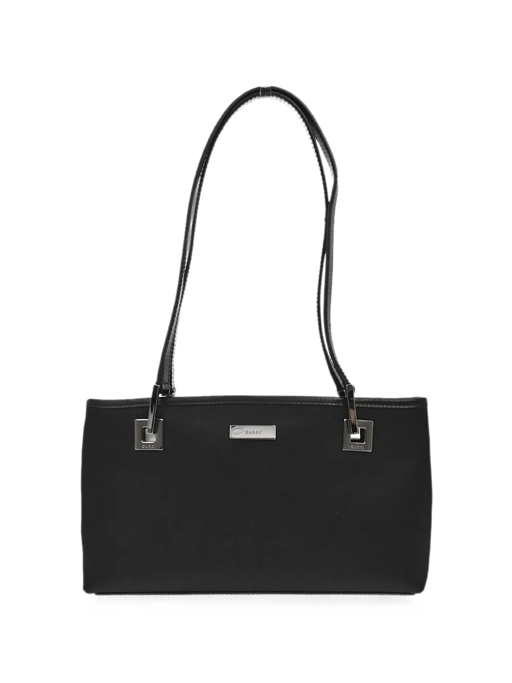 Gucci Pre-Owned 1990-2000s logo-plaque tote bag - Nero