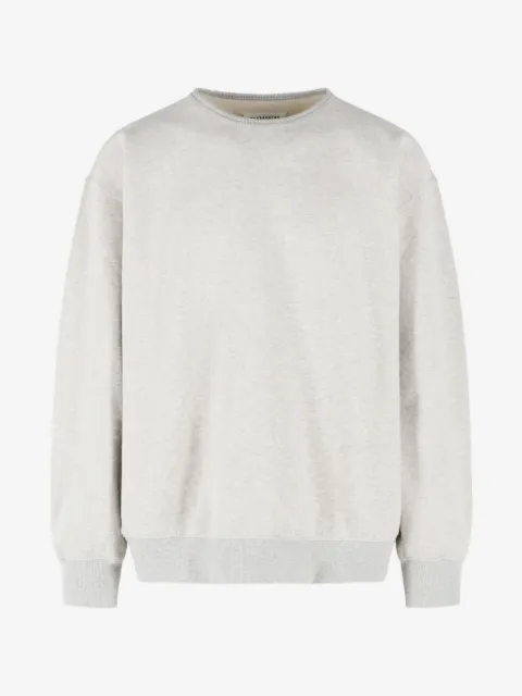 Maison Margiela denim-patchwork crew-neck sweatshirt