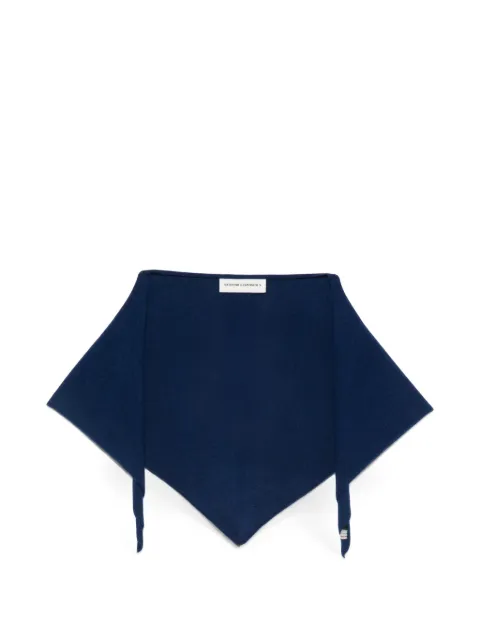 extreme cashmere triangular scarf