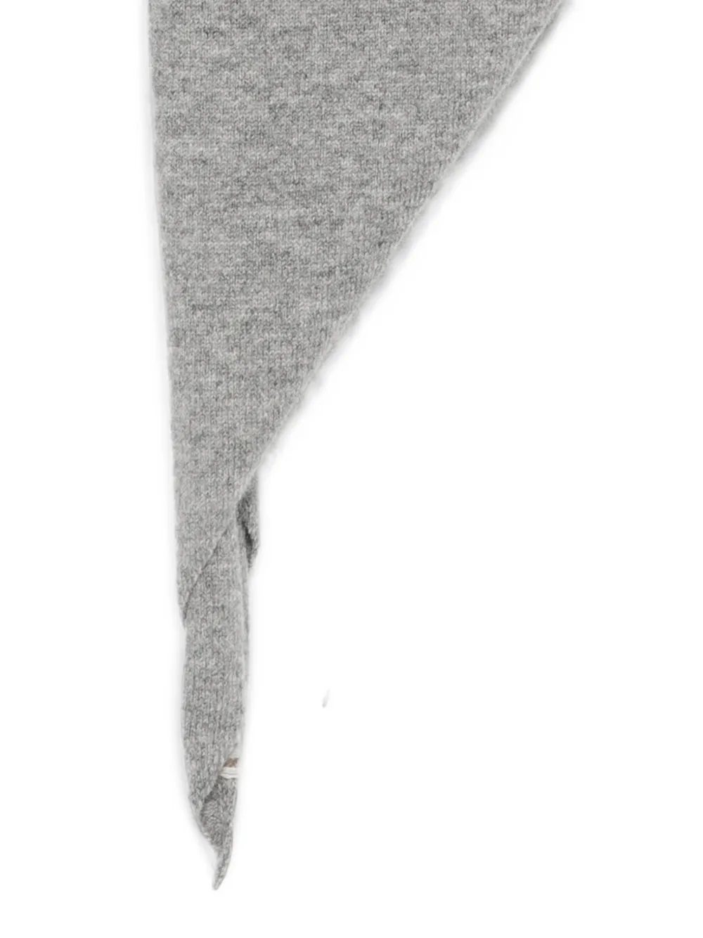 extreme cashmere Bandana triangular-shape scarf Grijs
