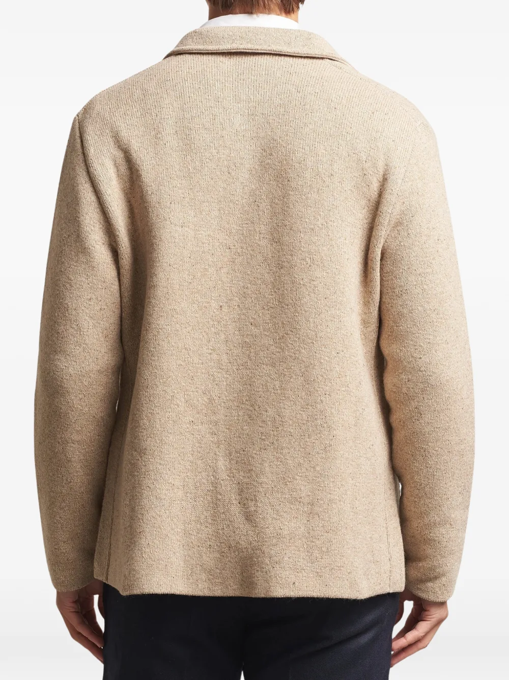 Lardini button-up chest-pocket cardigan Beige